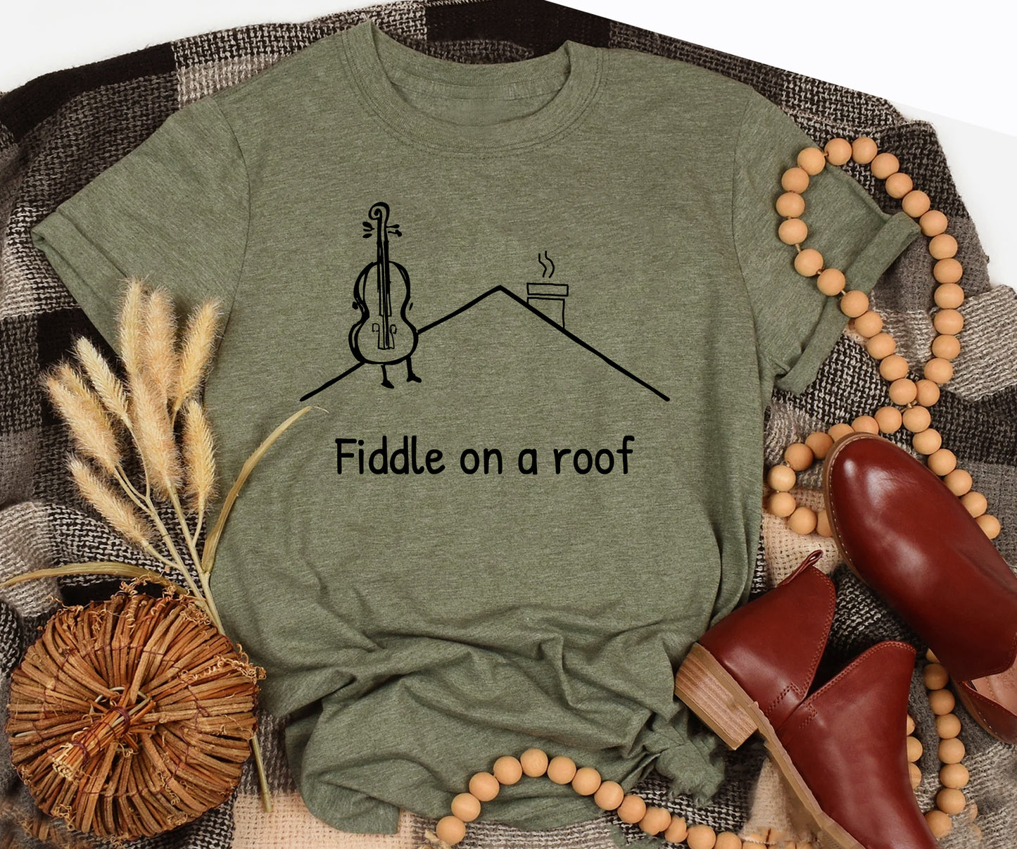 Fiddle on a roof BELLA+CANVAS