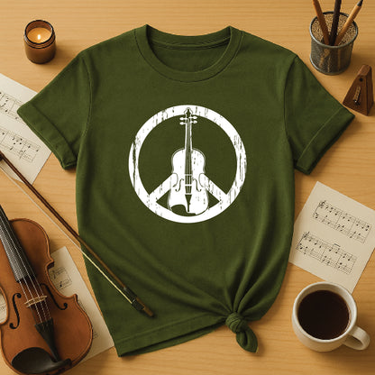 Fiddle with peace sign
