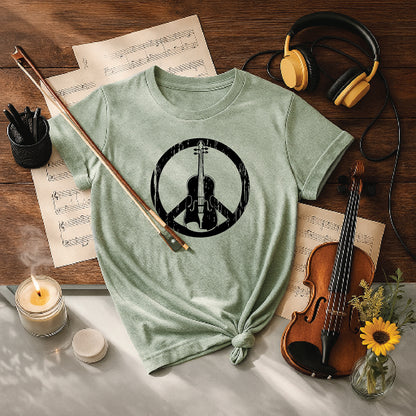 Fiddle with peace sign
