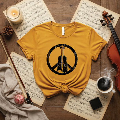 Fiddle with peace sign