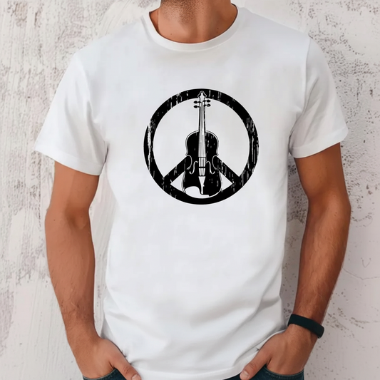Fiddle with peace sign