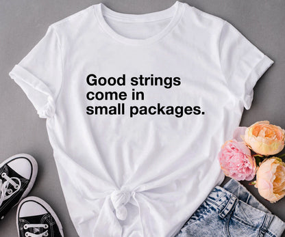 Good strings come in small packages. BELLA+CANVAS