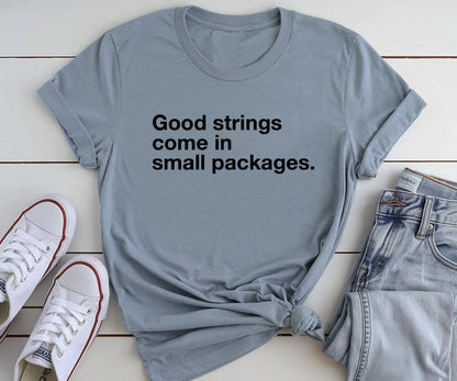 Good strings come in small packages. BELLA+CANVAS