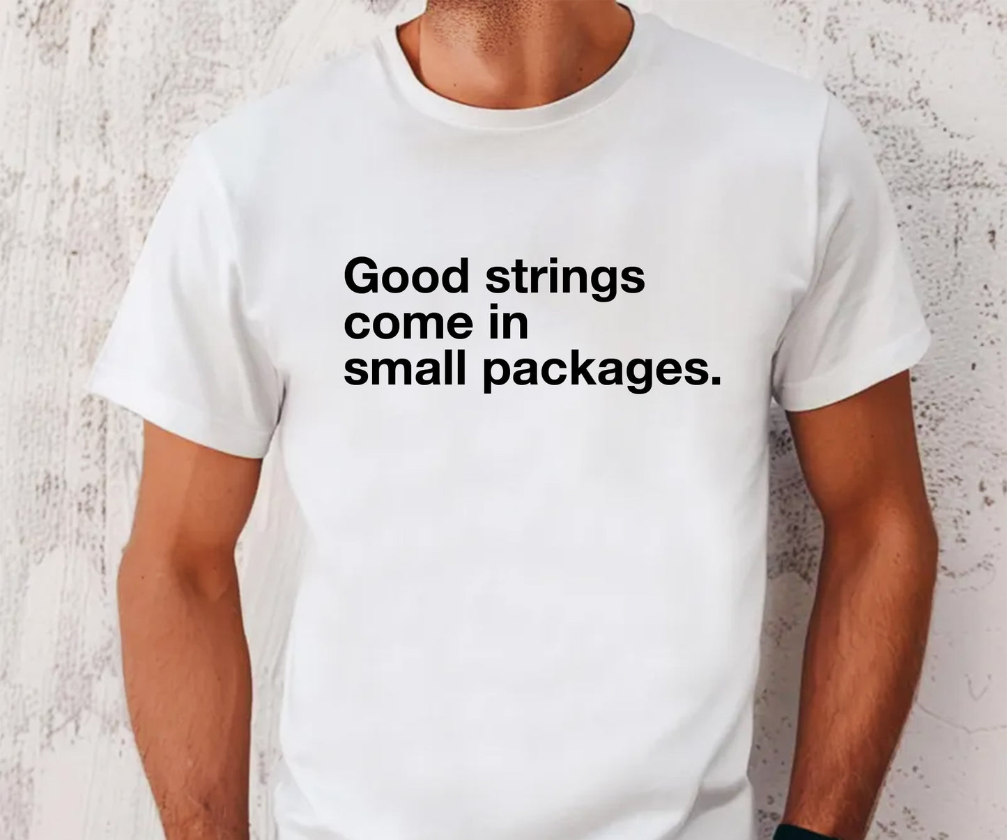Good strings come in small packages. BELLA+CANVAS