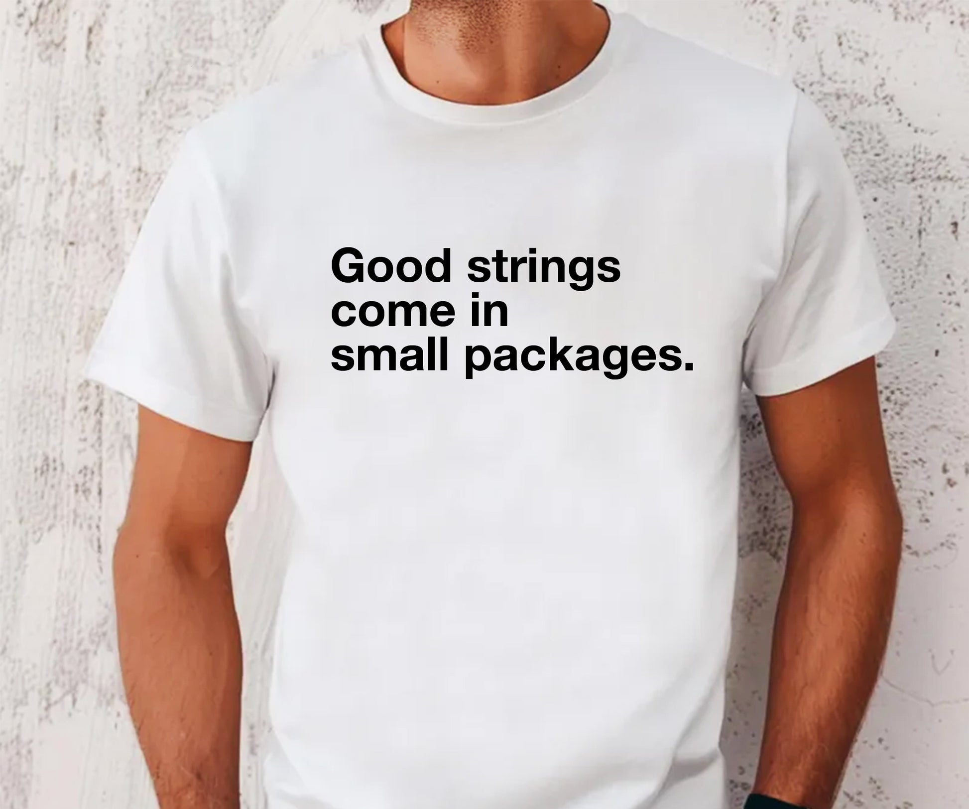 Good strings come in small packages. BELLA+CANVAS