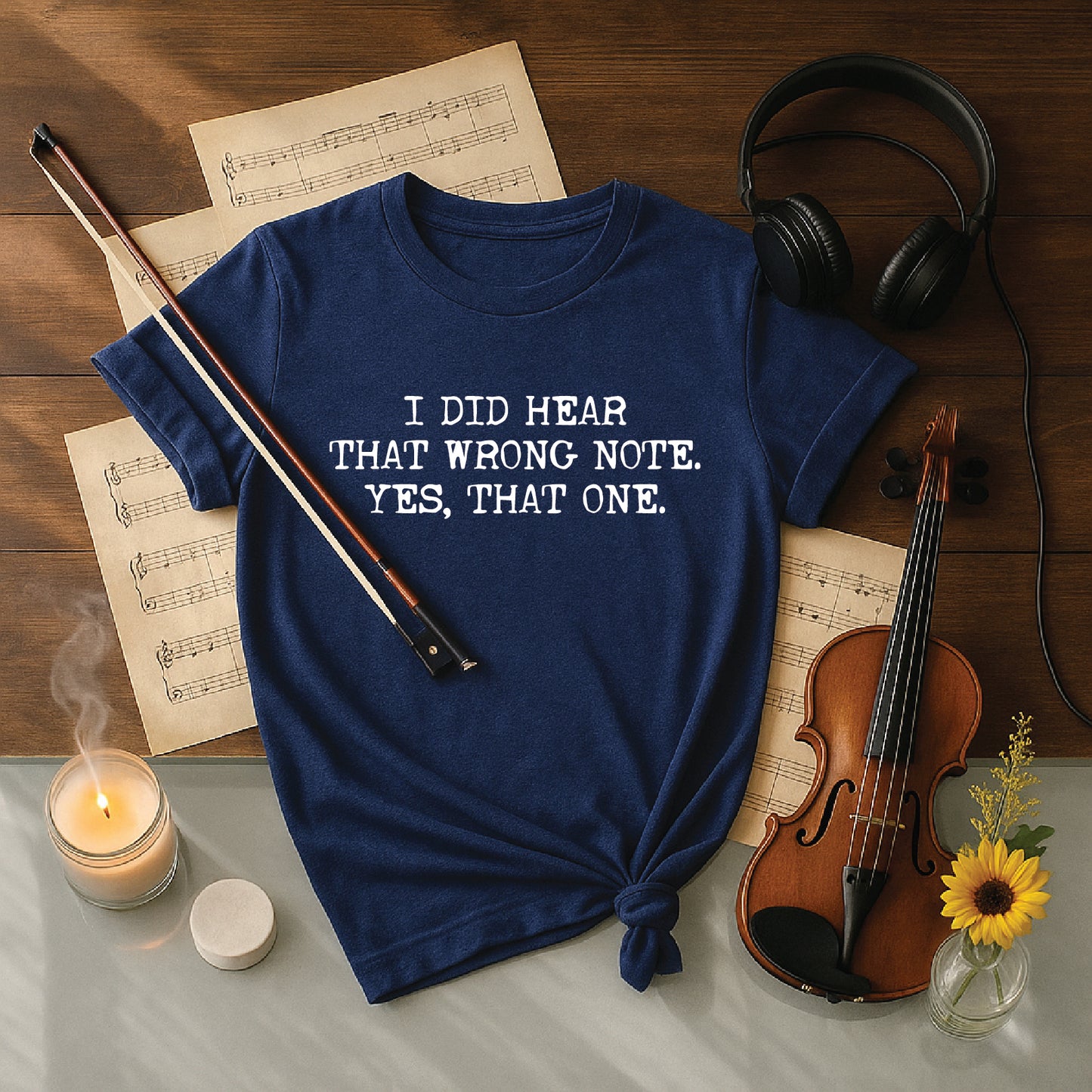 I did hear that wrong note. Yes, that one