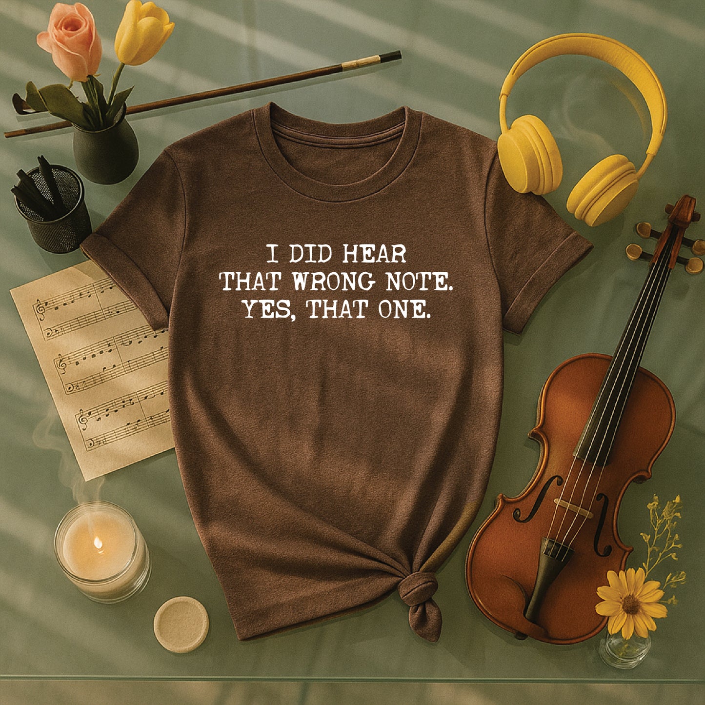 I did hear that wrong note. Yes, that one