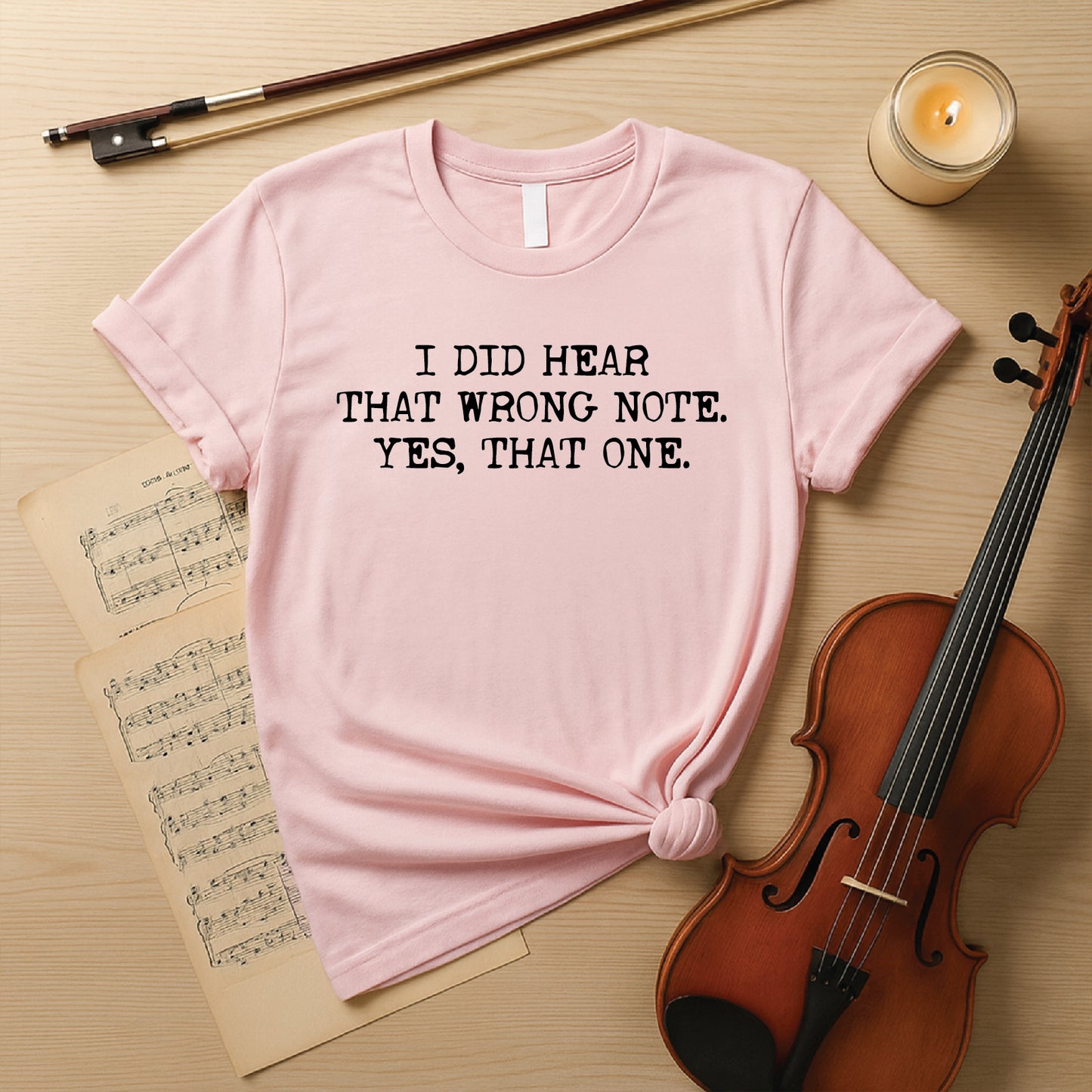 I did hear that wrong note. Yes, that one