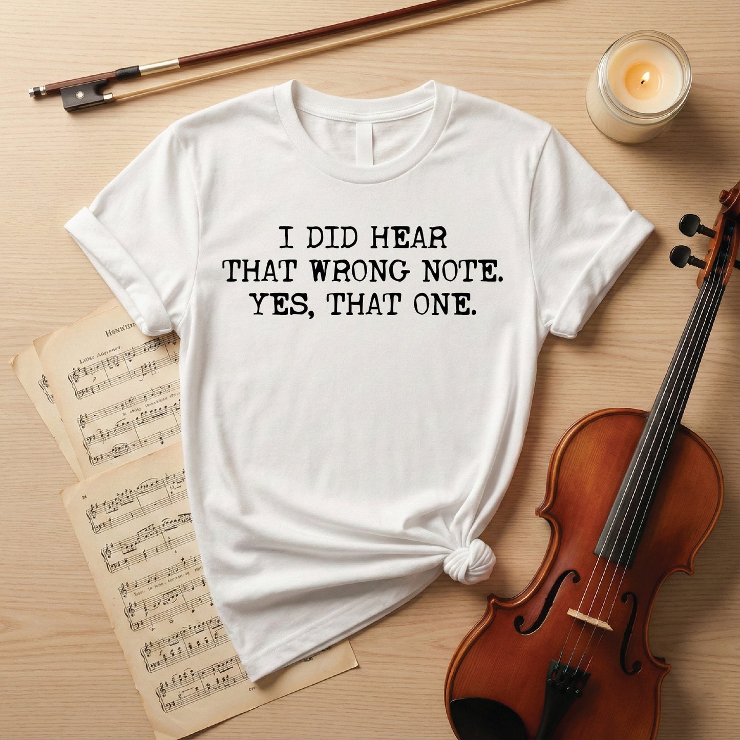 I did hear that wrong note. Yes, that one