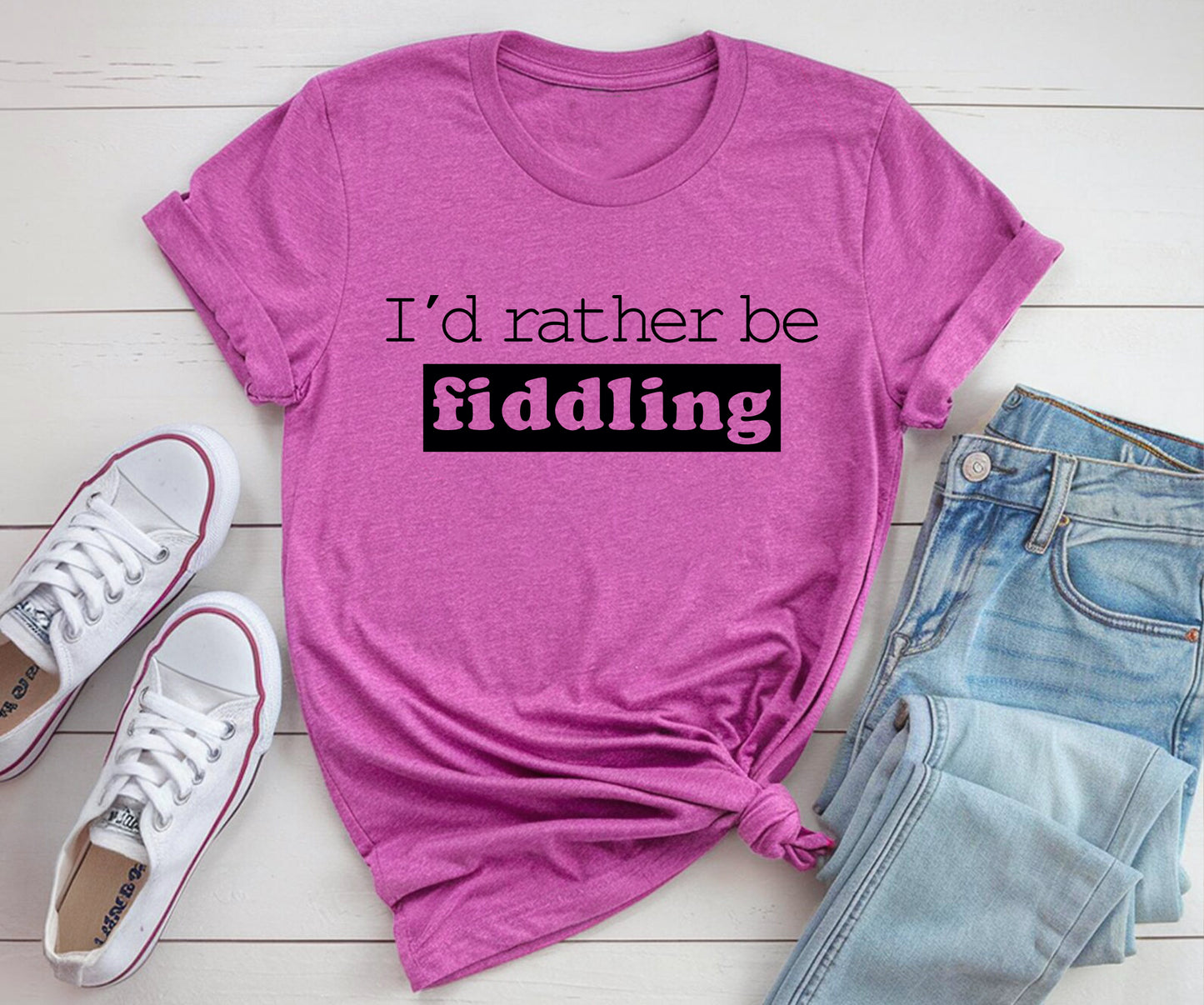 I'd rather be fiddling