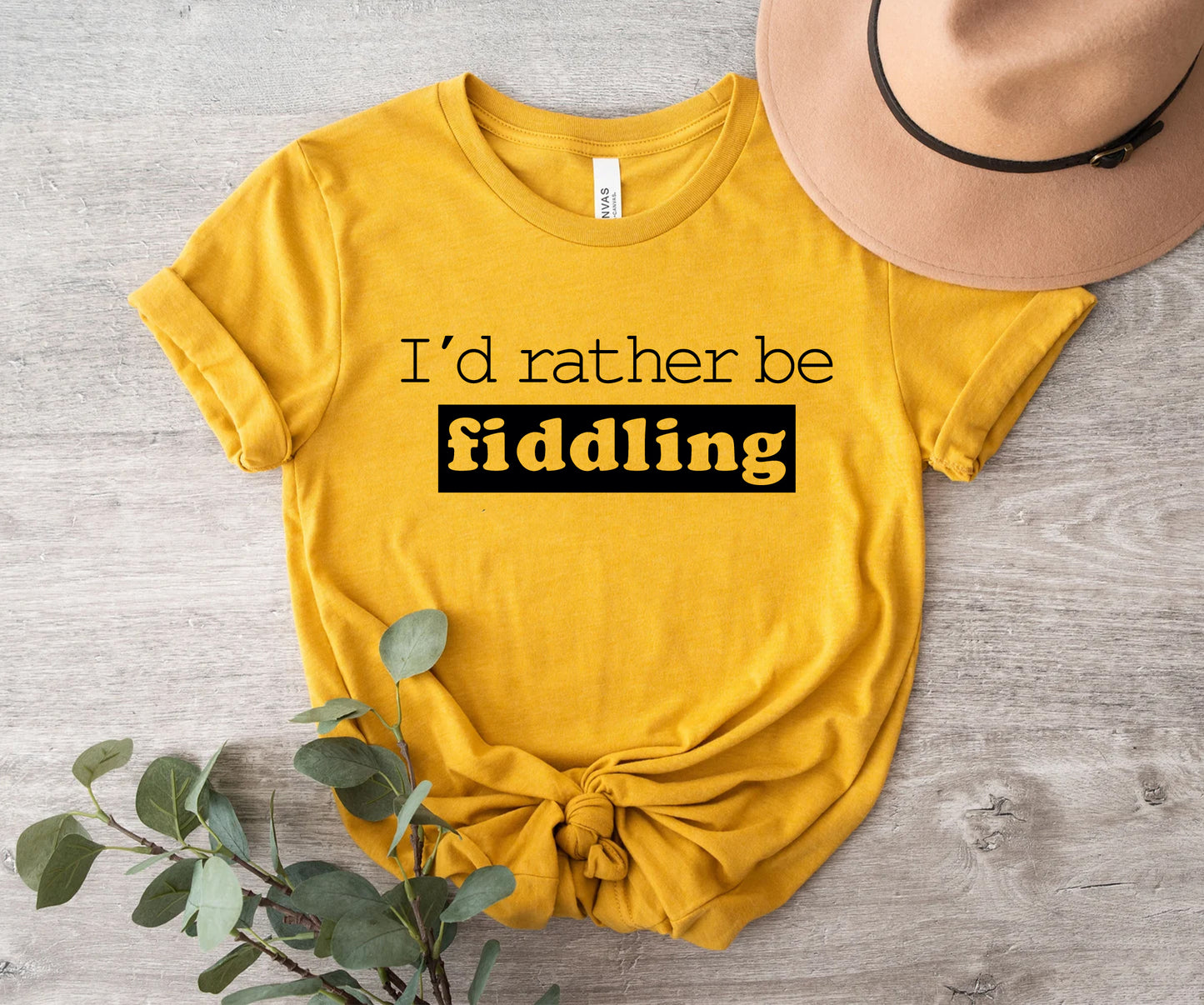 I'd rather be fiddling