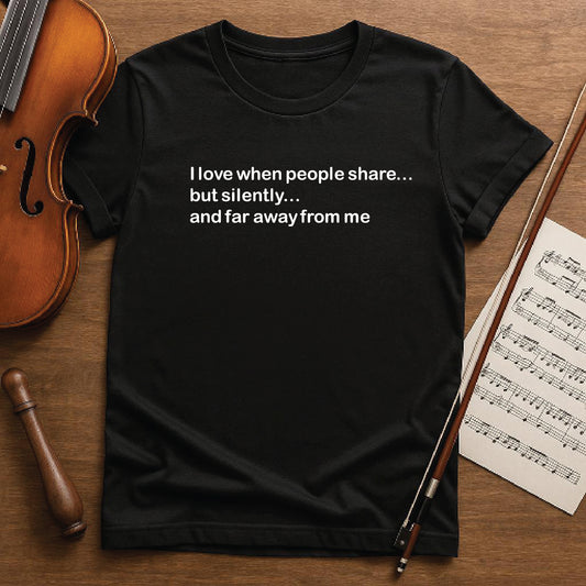 I love when people share but silently