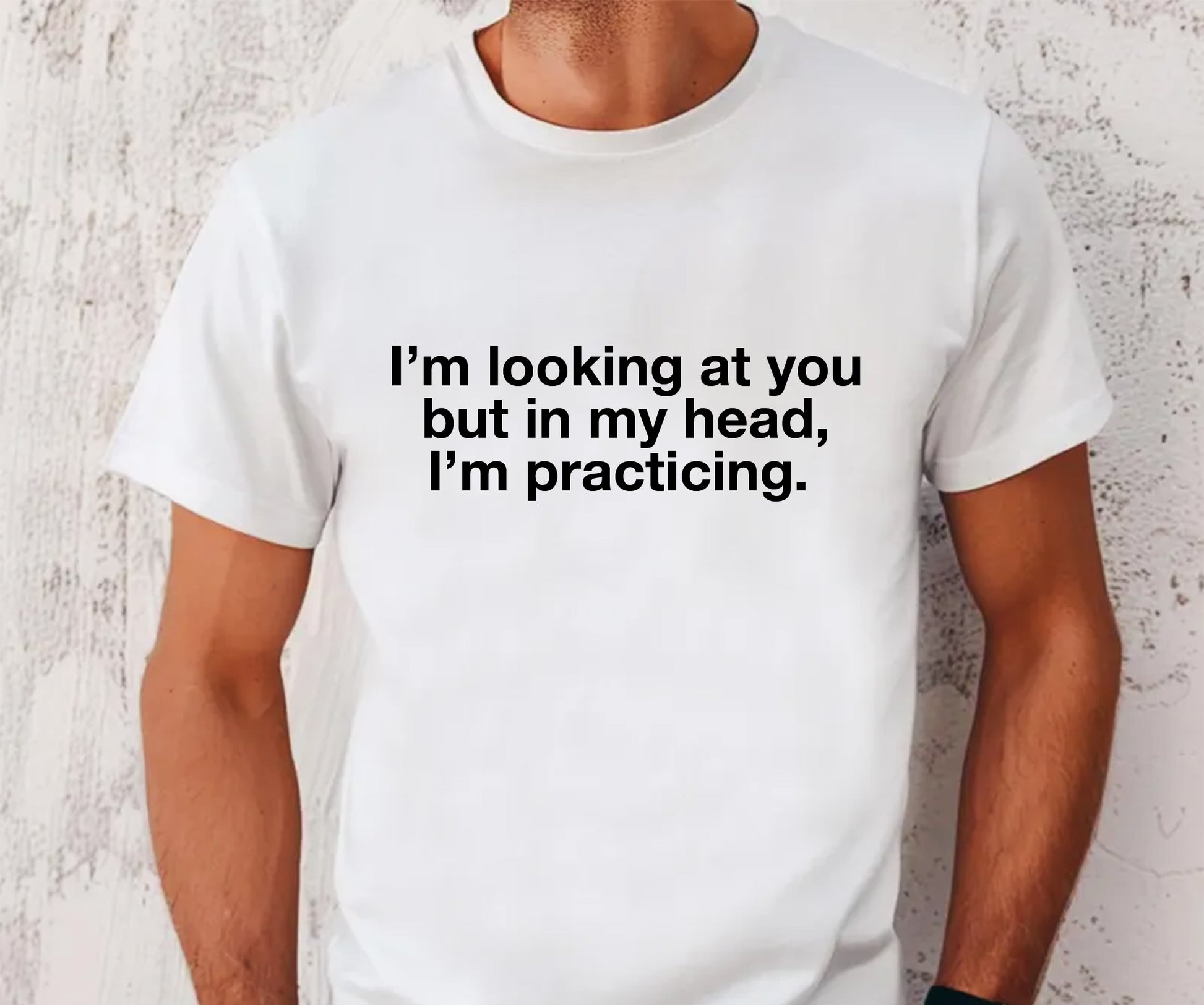 I’m looking at you but in my head, I’m practicing. Printify