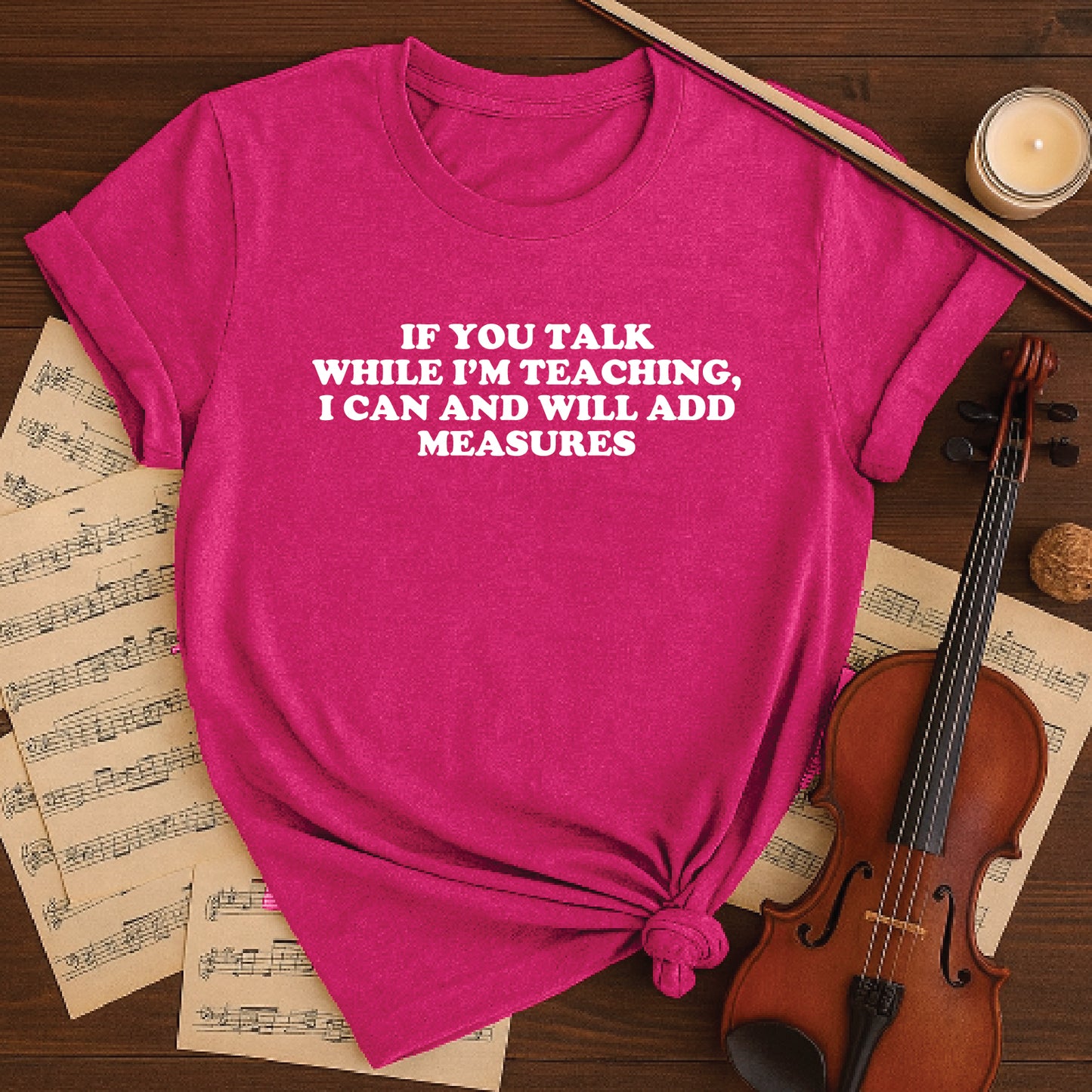 If you talk while I m teaching