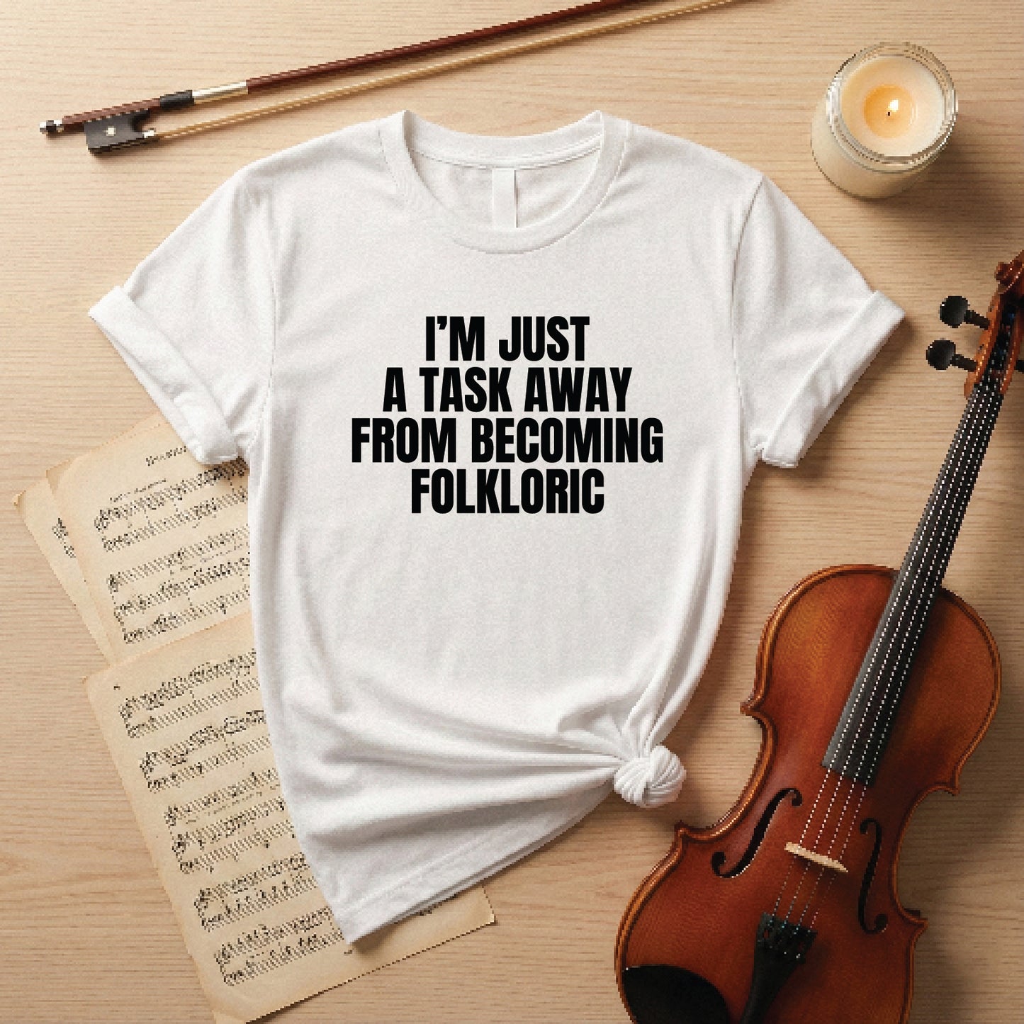I'm just a task away from becoming folkloric
