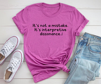 It’s not a mistake. It’s interpretive dissonance. BELLA+CANVAS
