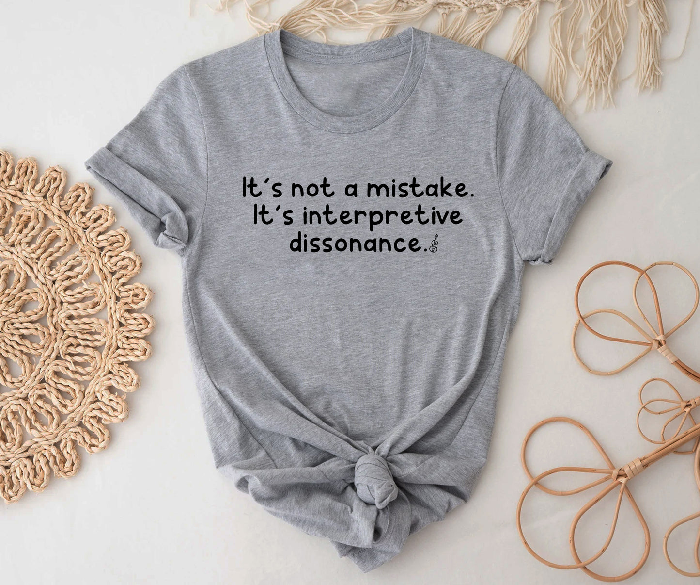 It's not a mistake. It is interpretive dissonance.