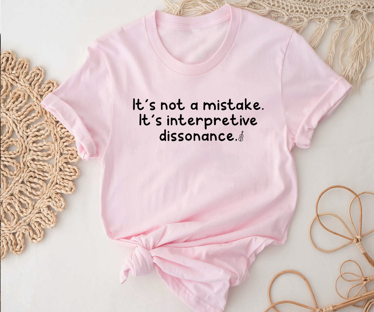 It's not a mistake. It is interpretive dissonance.