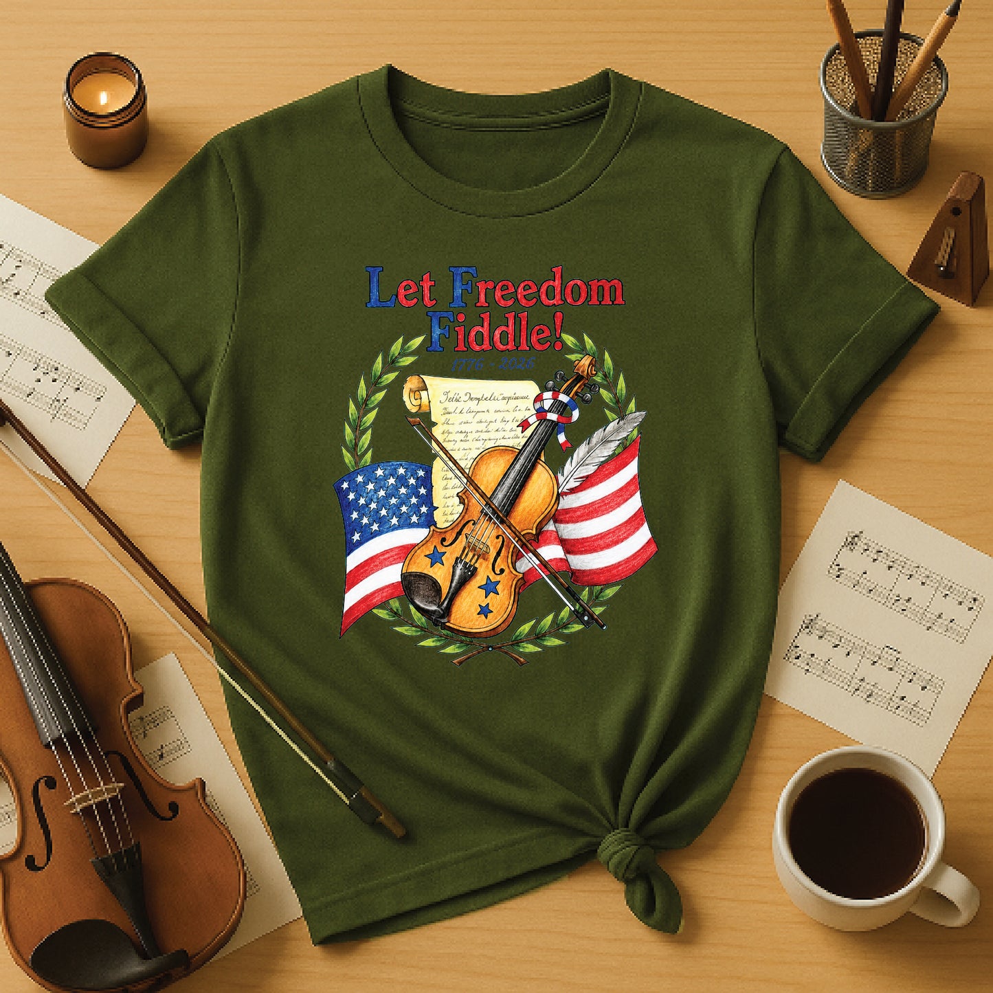 Let freedom fiddle