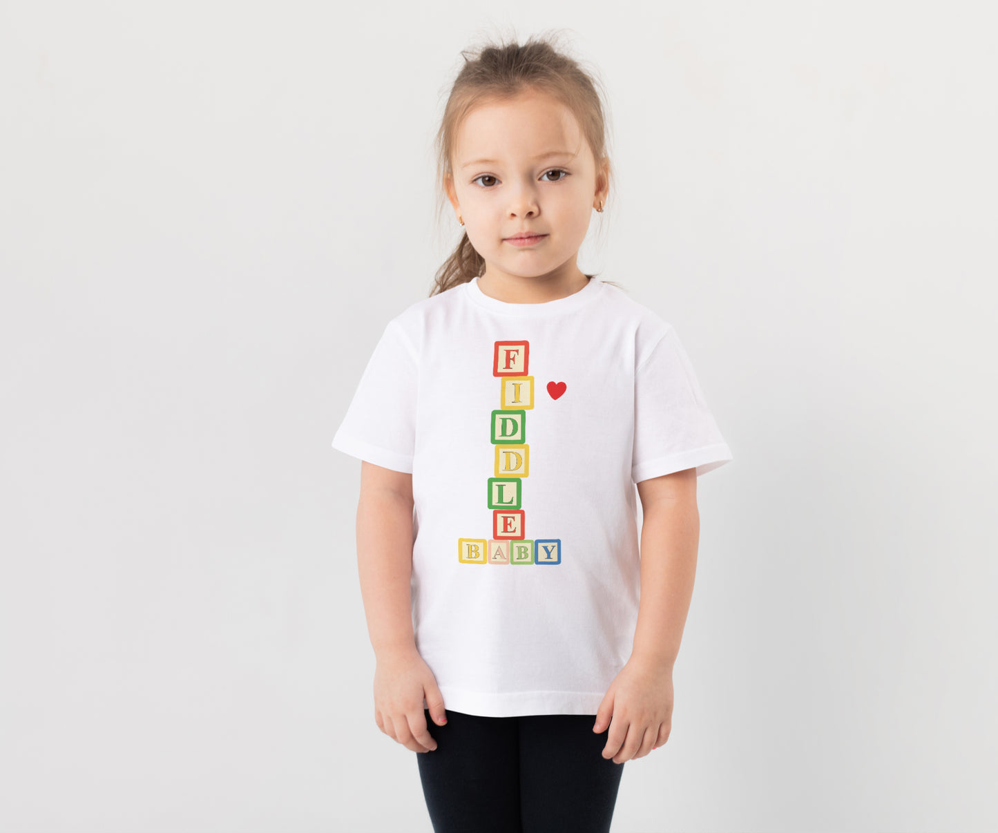 Fiddle Baby -Kids Tshirt