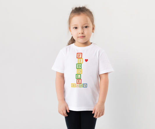 Fiddle Baby -Kids Tshirt