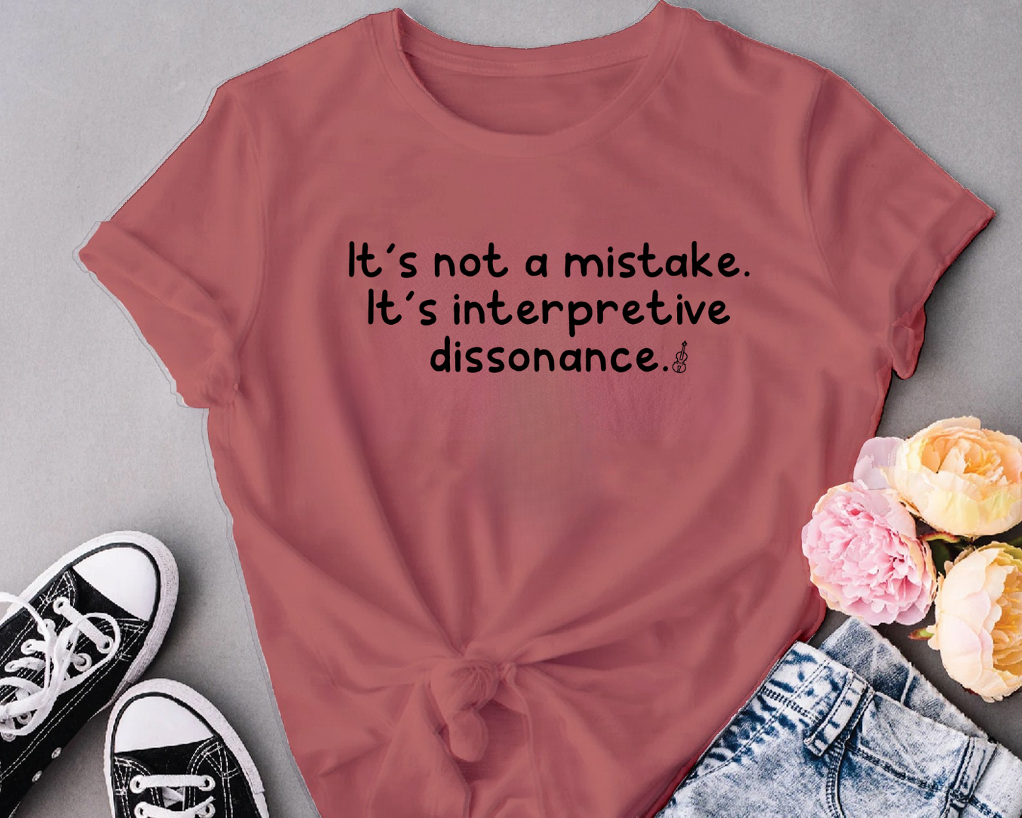 It's not a mistake. It is interpretive dissonance.