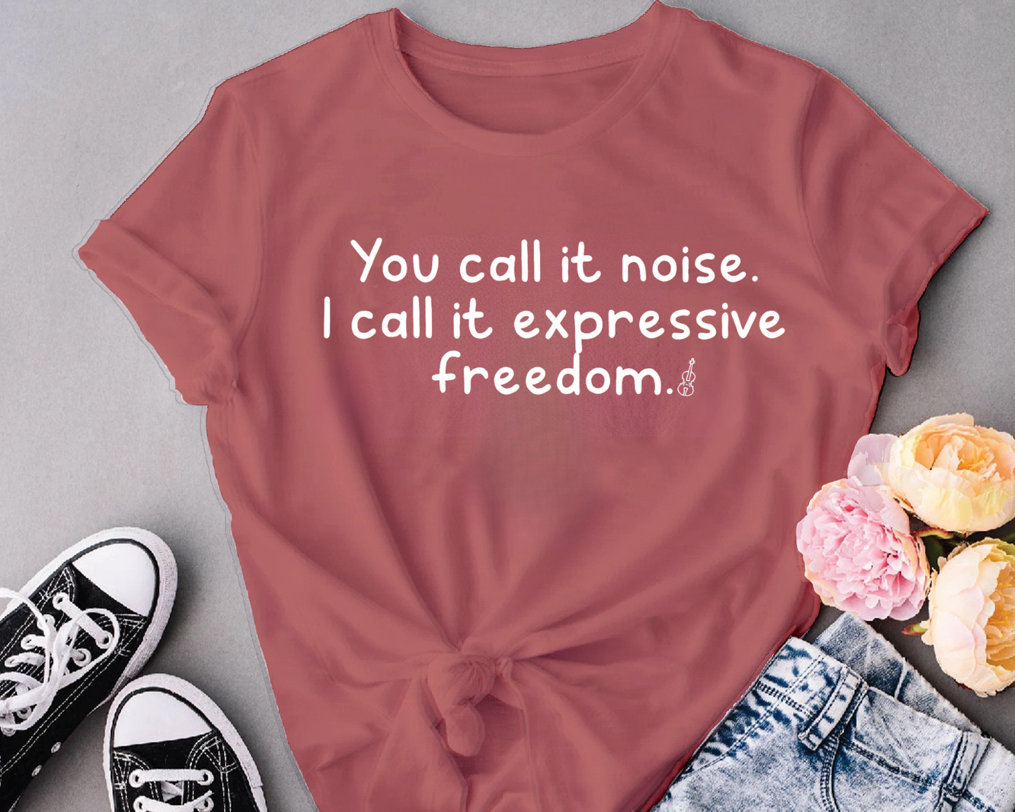 You call it noise. I call it expressive freedom.