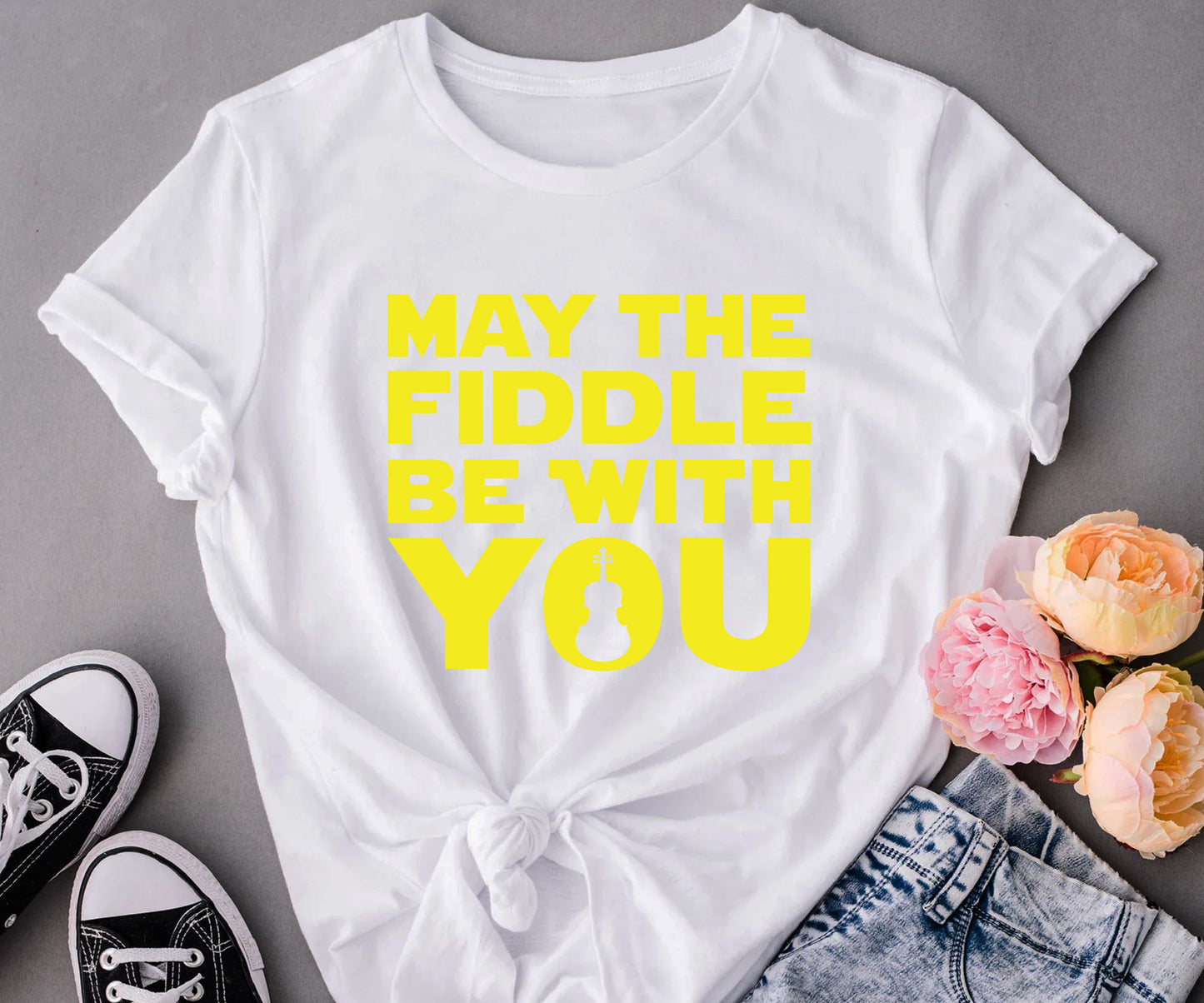 May the fiddle be with you BELLA+CANVAS