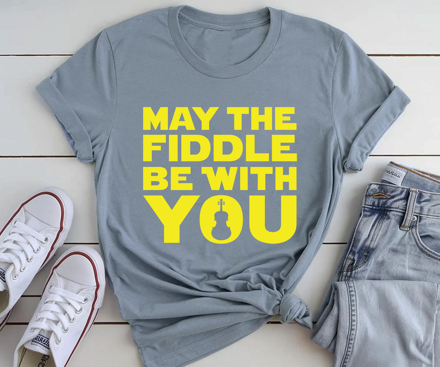 May the fiddle be with you BELLA+CANVAS