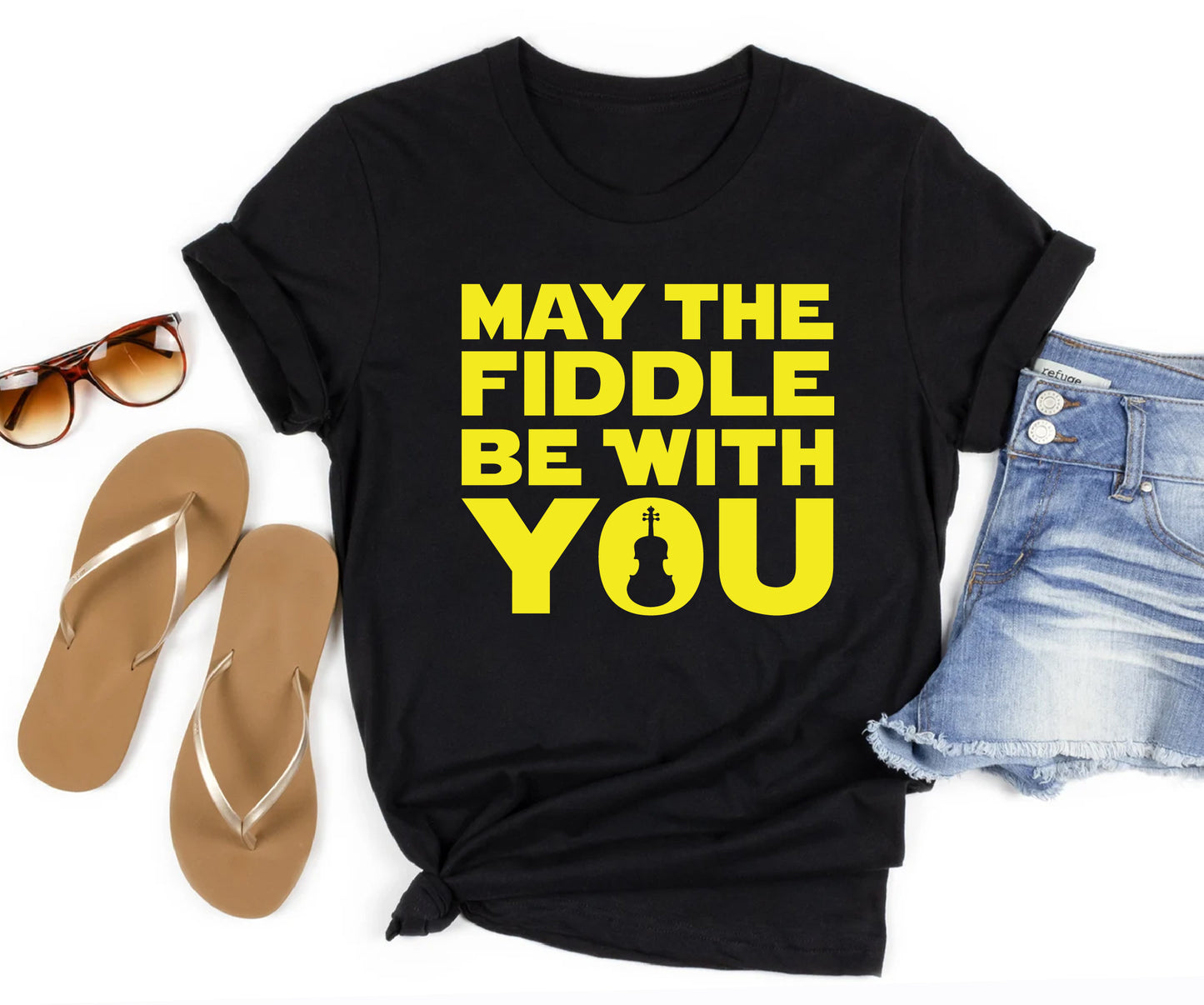 May the fiddle be with you BELLA+CANVAS
