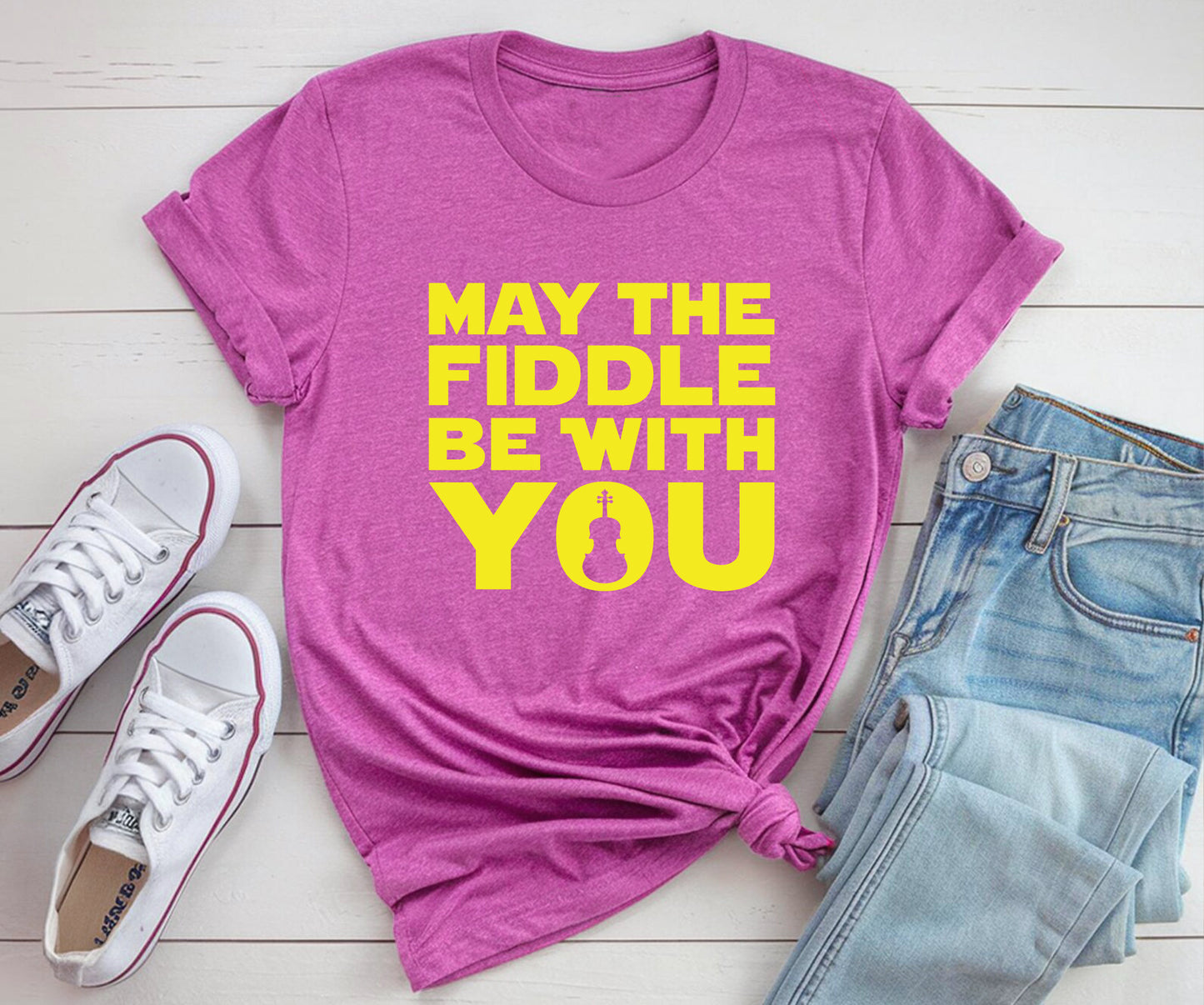May the fiddle be with you BELLA+CANVAS