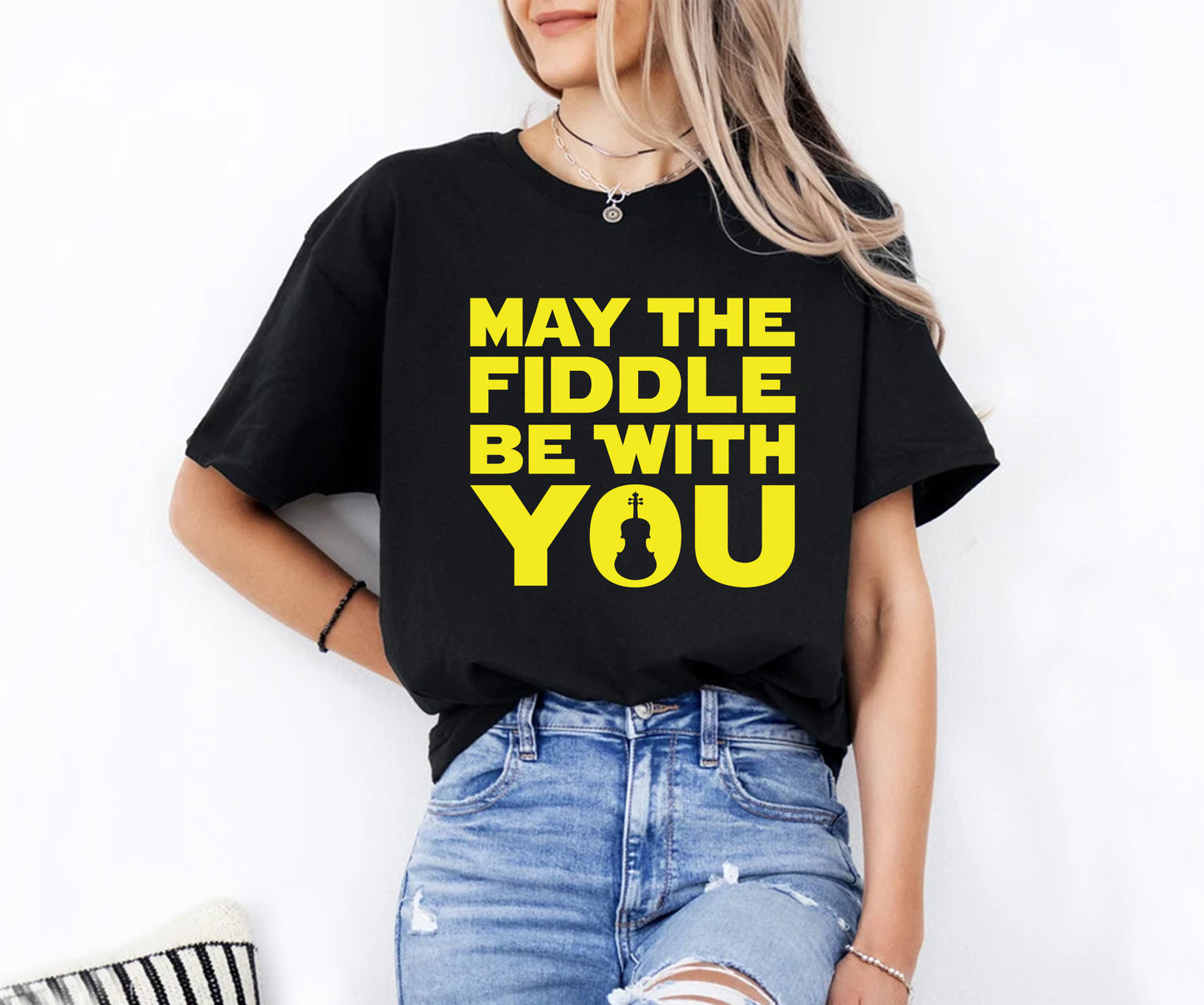 May the fiddle be with you BELLA+CANVAS