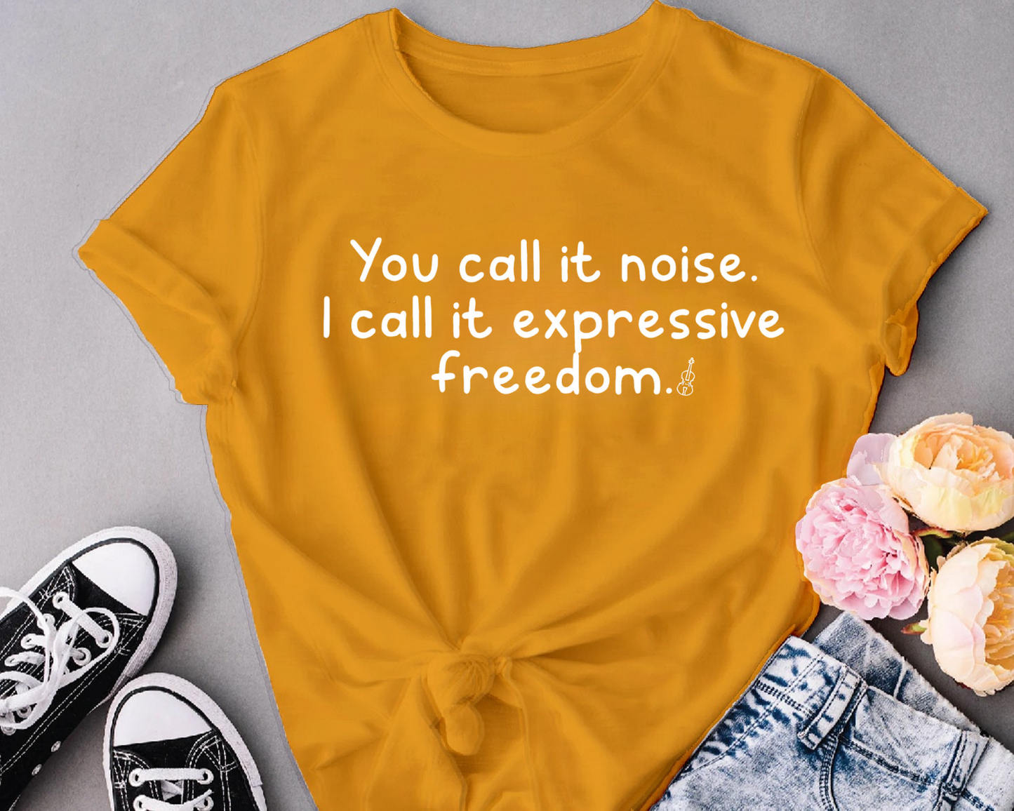 You call it noise. I call it expressive freedom.
