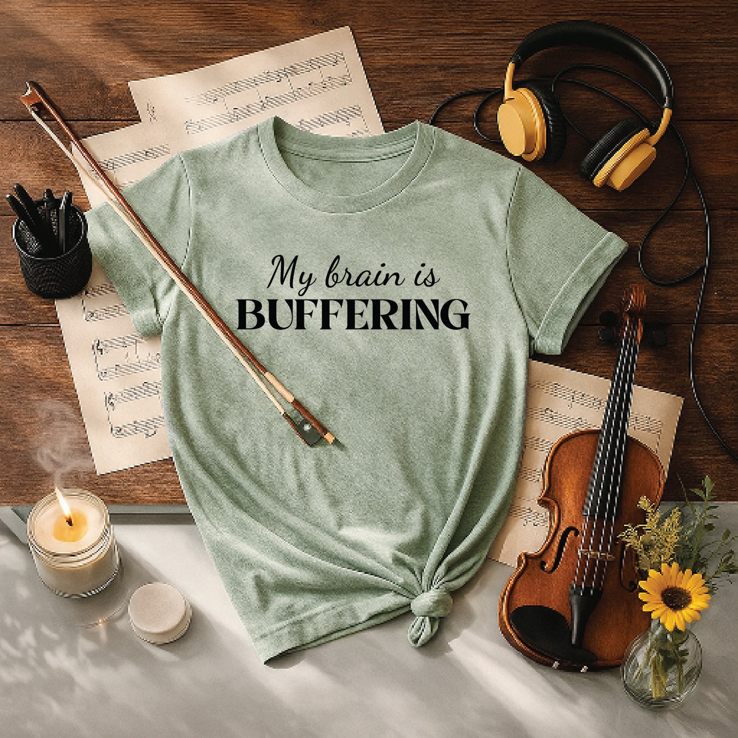 My brain is buffering