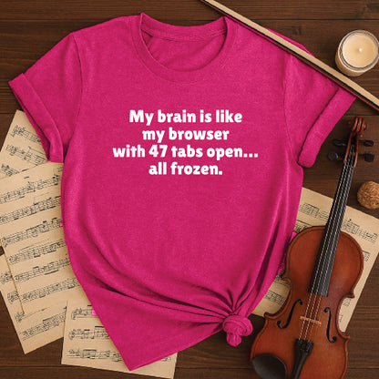 My brain is like my browser with 47 tabs open