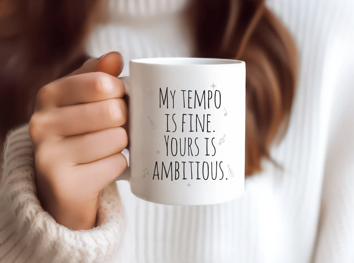 My tempo is fine. Yours is ambitious