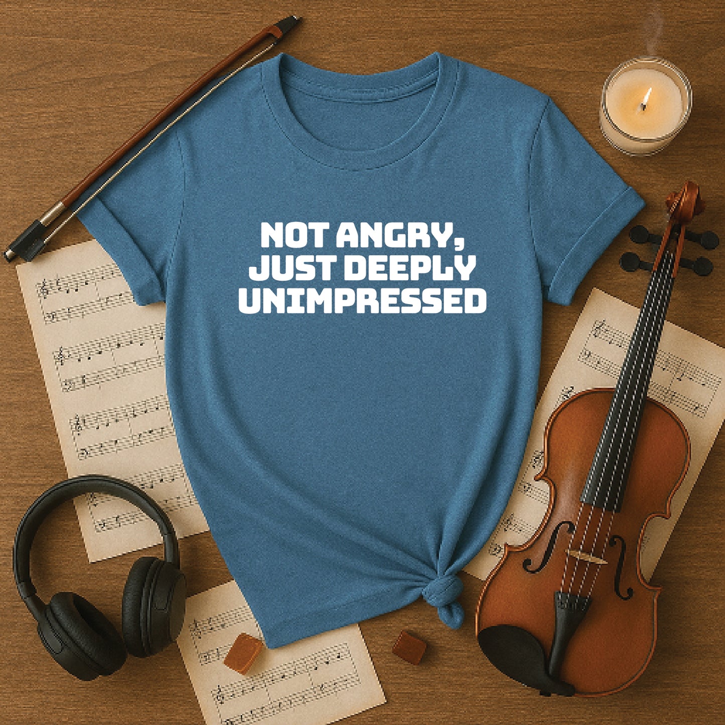 Not angry just deeply unimpressed