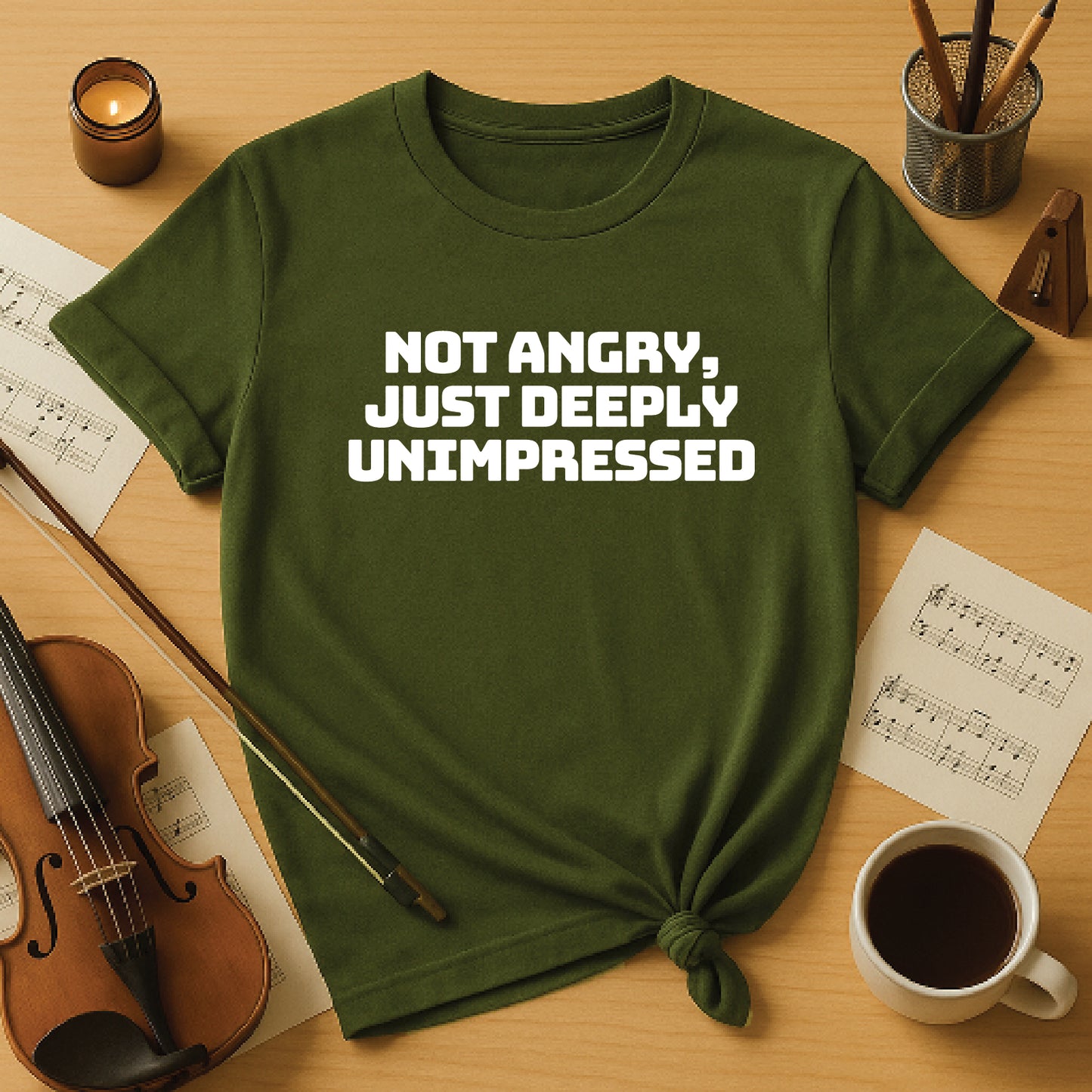 Not angry just deeply unimpressed