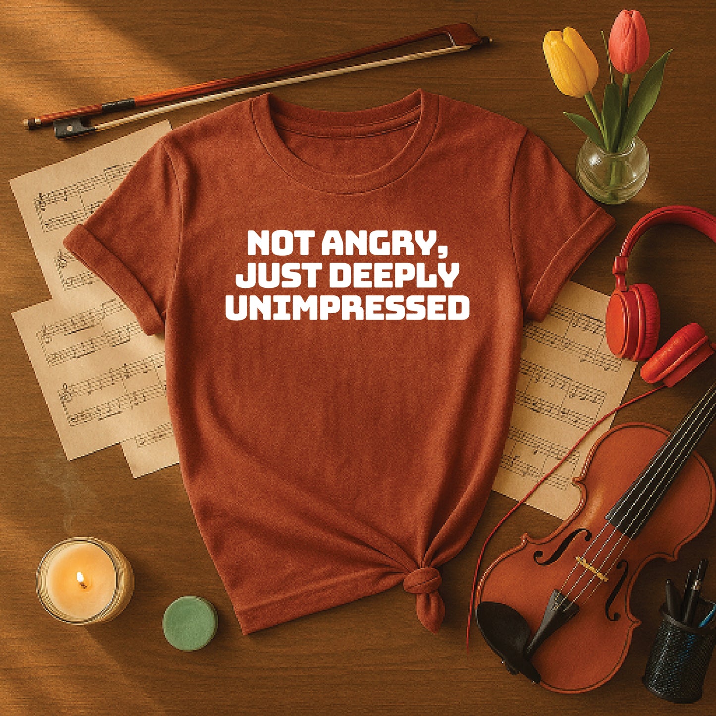 Not angry just deeply unimpressed