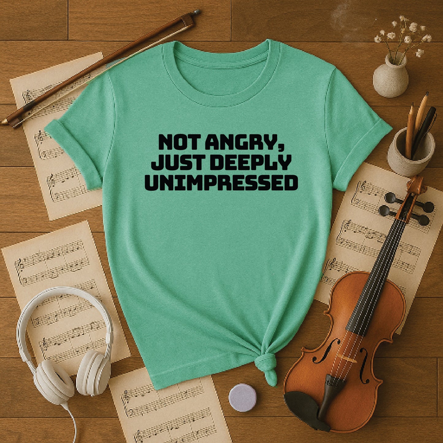 Not angry just deeply unimpressed