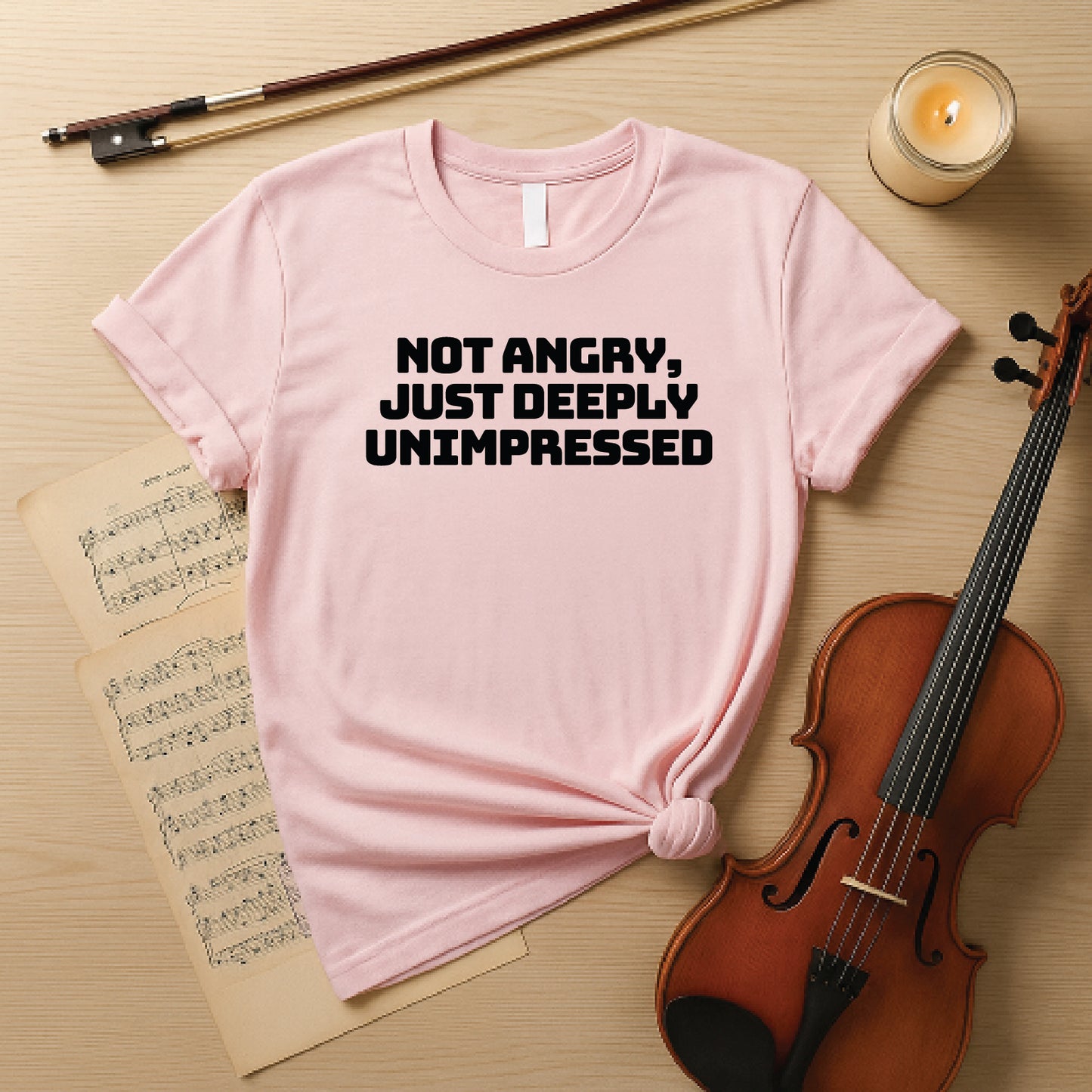 Not angry just deeply unimpressed