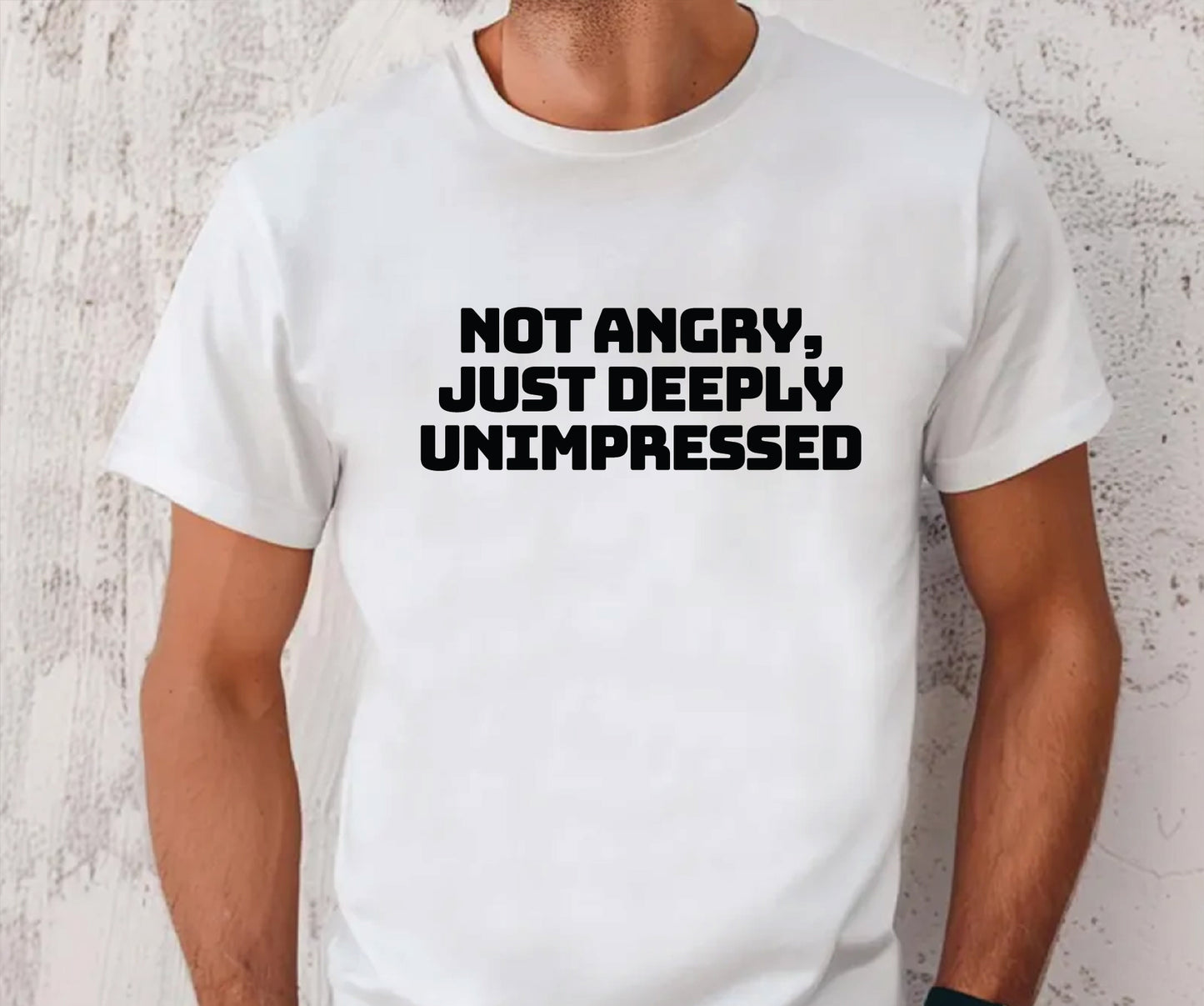 Not angry just deeply unimpressed