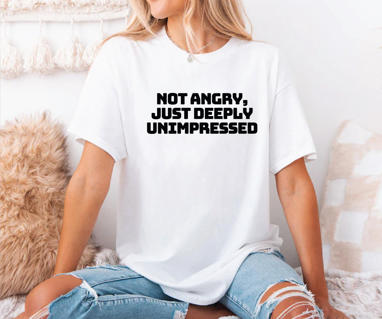 Not angry just deeply unimpressed