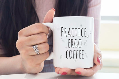 Practice, ergo coffee