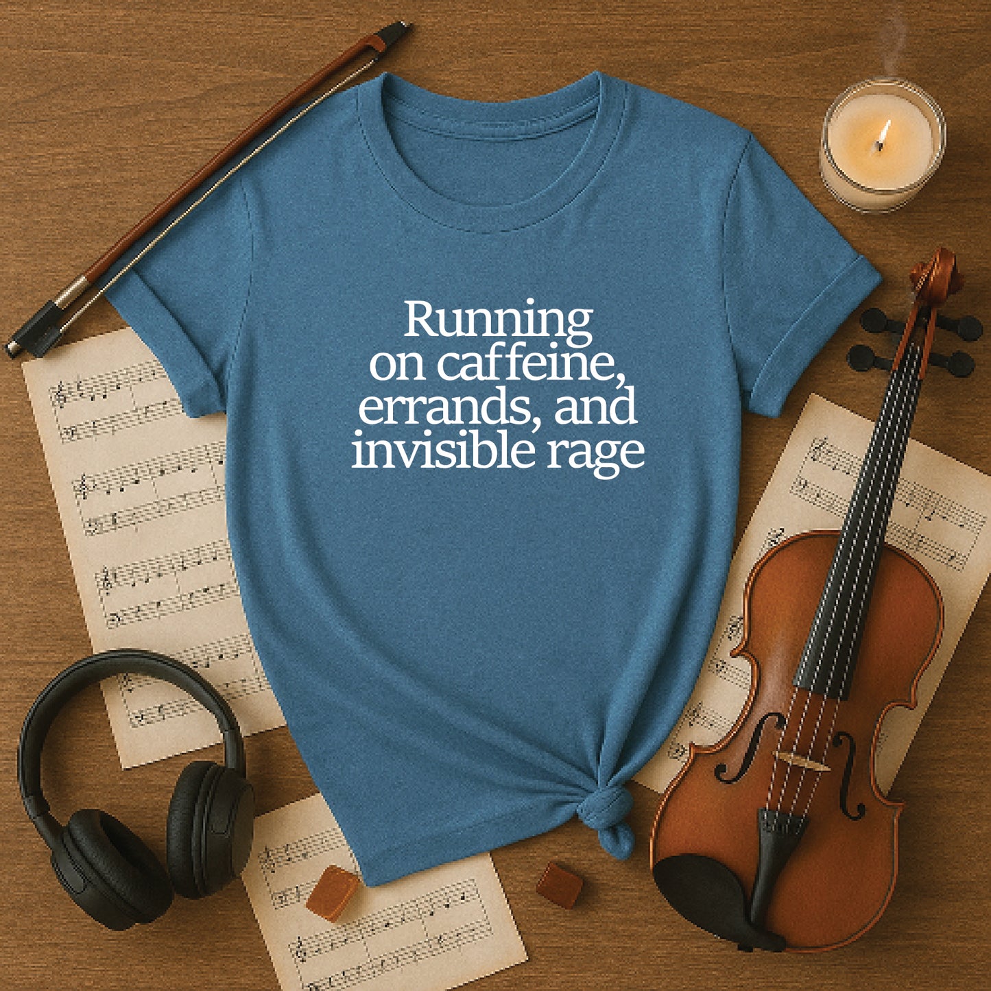 Running on caffeine errands and invisible rage