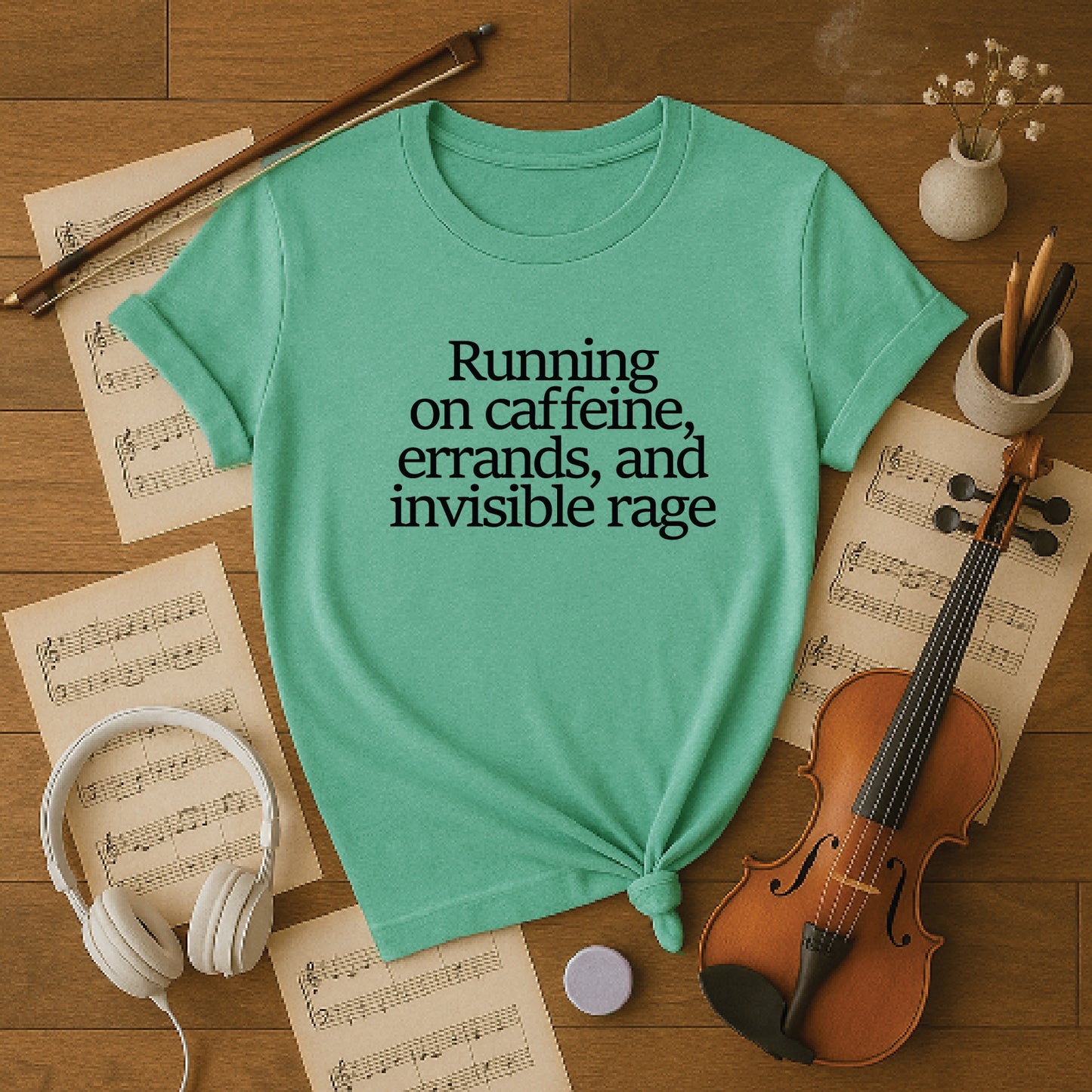 Running on caffeine errands and invisible rage