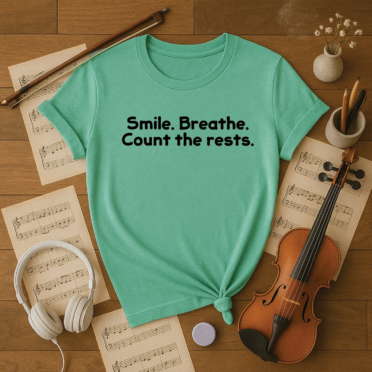 Smile. Breathe Count the rests