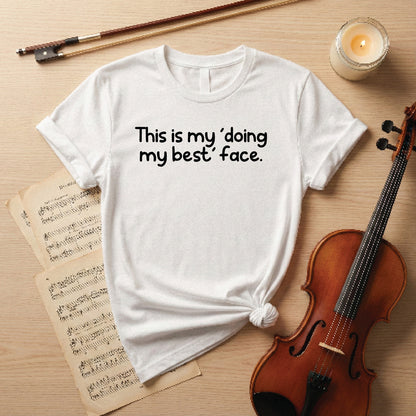 This is my doing my best face