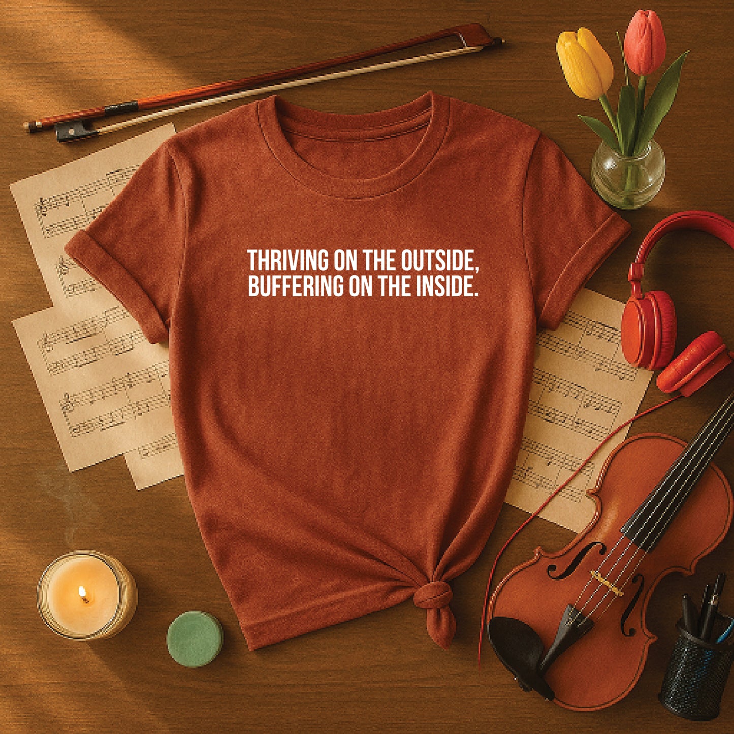 Thriving on the outside buffering on the inside