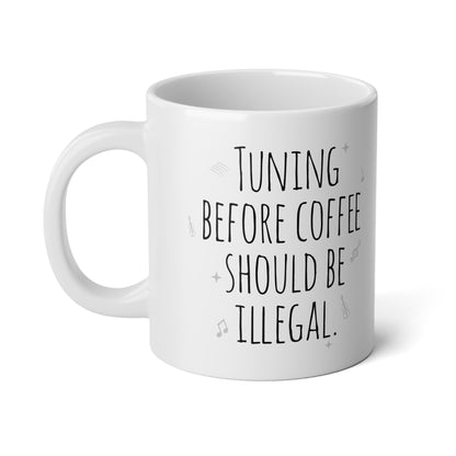 Tuning before coffee should be illegal